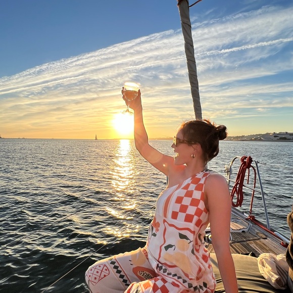 Colorful Geometric Pattern Dress - Picture 2 of 5